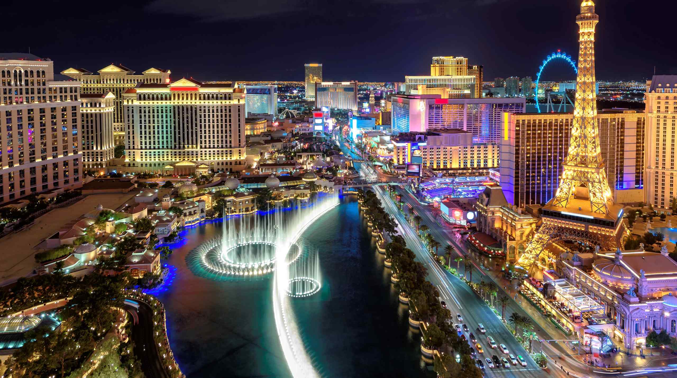 vegas birdeye view